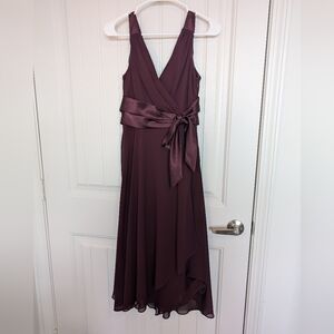 Jones Wear Dress Maroon Sz 8 Prom Formal Bridesmaid